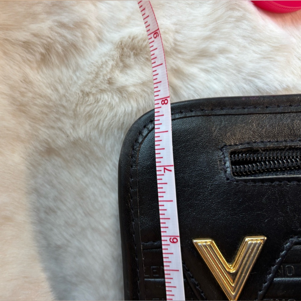 Valentino Leather Black Bag Embossed - Picture 10 of 16